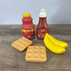 Little tikes FIT & FUN Breakfast WAFFLES & SYRUP Play Food 90’s